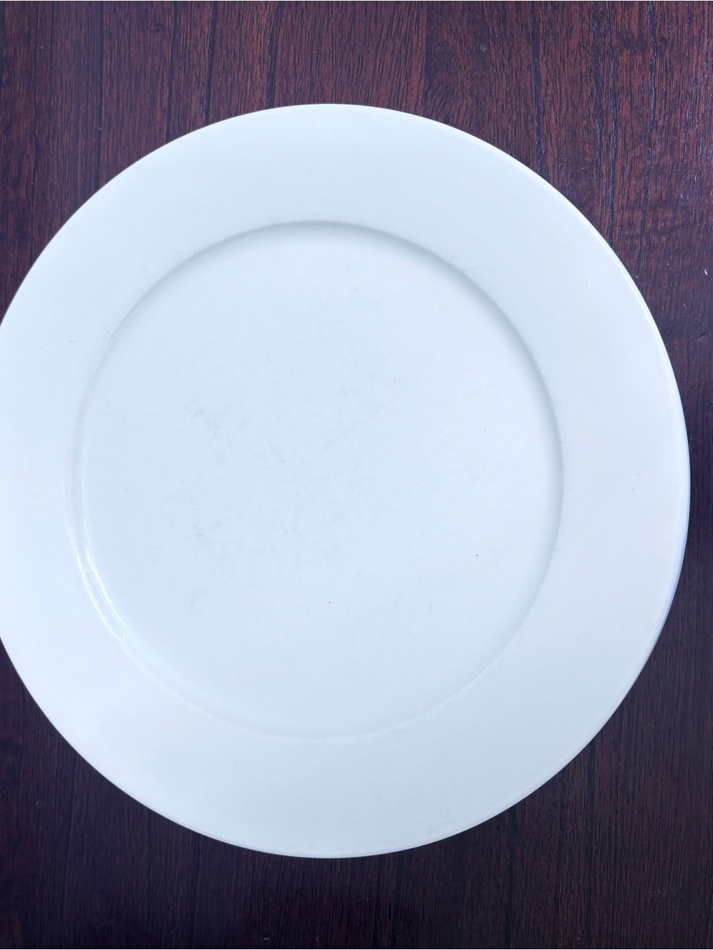 Pillivoyt France White Ceramic salad Plates - set of 5